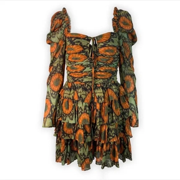 NWT Ulla Johnson Naiya Long Sleeve dress Sz 10